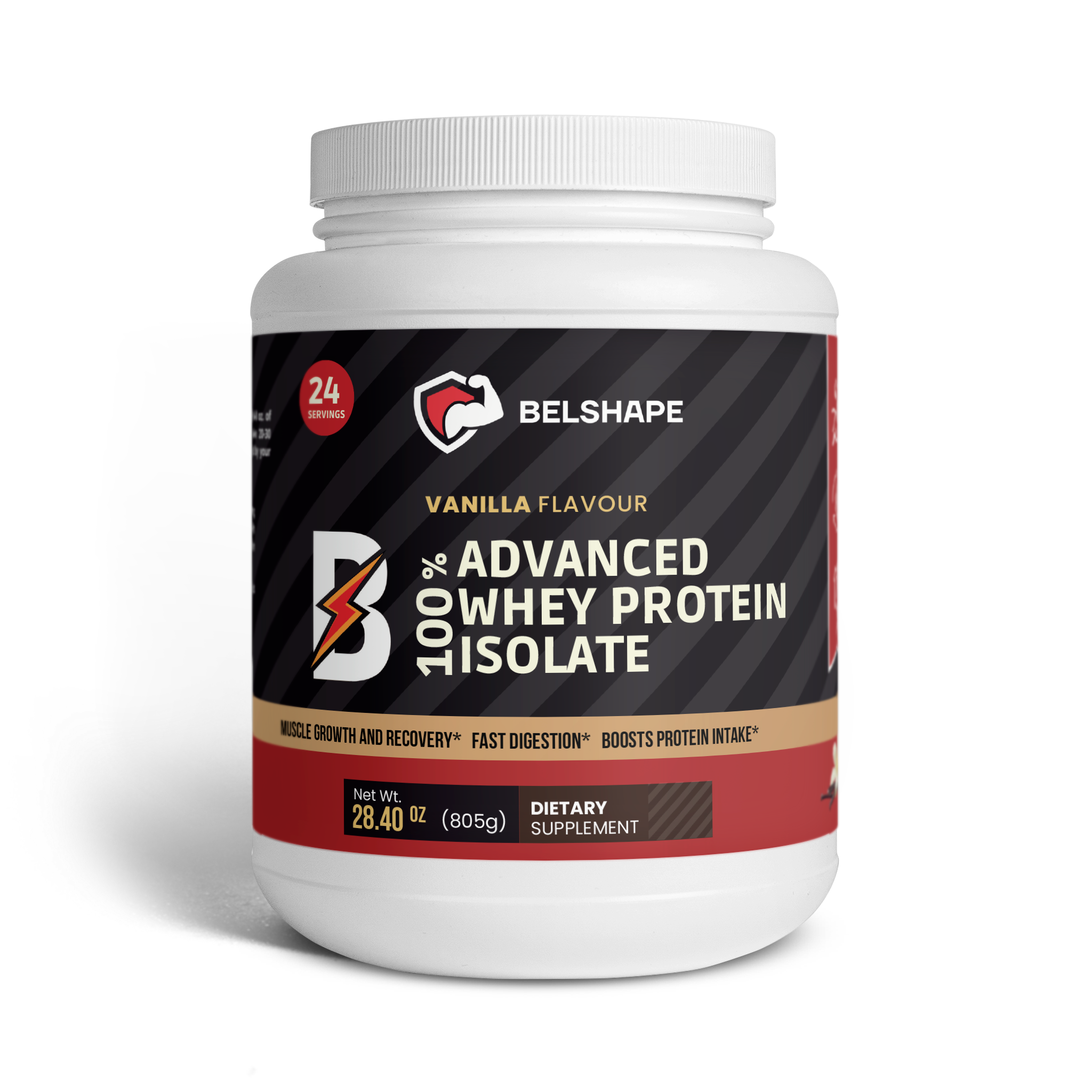 100% ADVANCED WHEY PROTEIN ISOLATE — VANILLA FLAVOUR